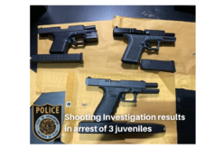 Three juveniles arrested for alleged reckless discharge of firearm