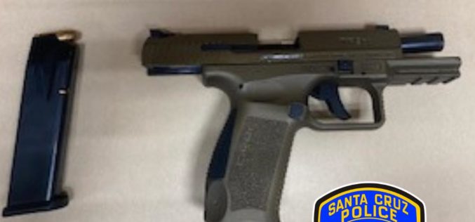 Drugs and Weapons Arrest in Santa Cruz