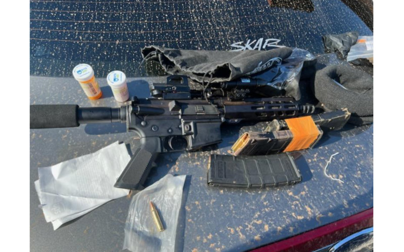 Convicted felon reportedly caught with loaded ghost gun in Shasta County