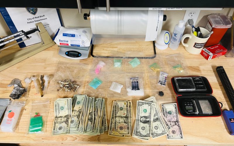 Two arrested after Red Bluff PD reportedly finds various drugs