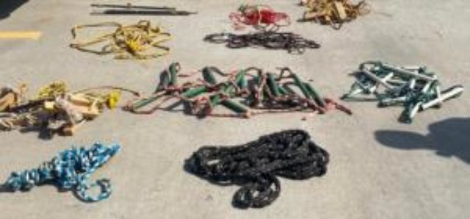 Bi-National Operation Yields Rifle, Ammunition, Makeshift Ladders