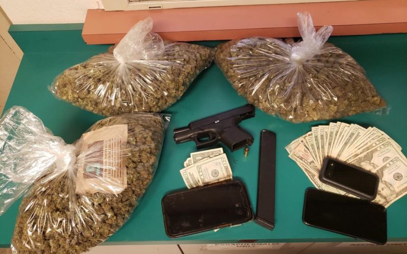Pair reportedly caught with three pounds of marijuana