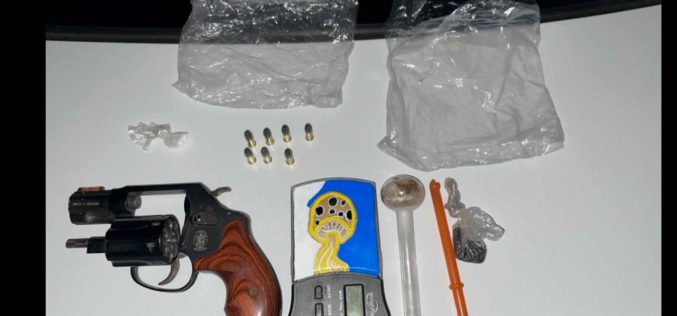 Convicted felon reportedly caught with heroin, firearm amid increased patrol