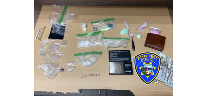 Man on probation, with active felony warrant, arrested on suspicion of possession of narcotics for sale