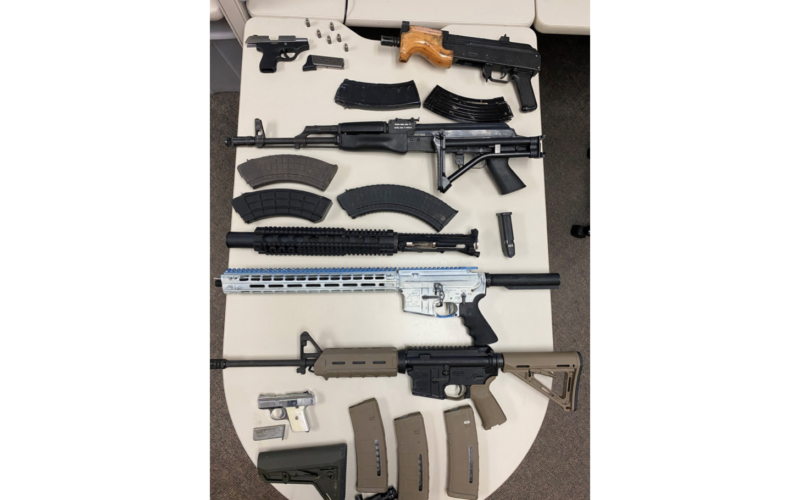 Man With Prior Felony Conviction Reportedly Caught With Several Illegally Possessed Firearms