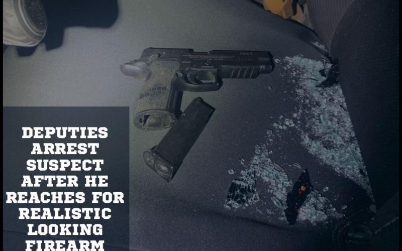 Man Accused of Reaching for Weapon During Traffic Stop