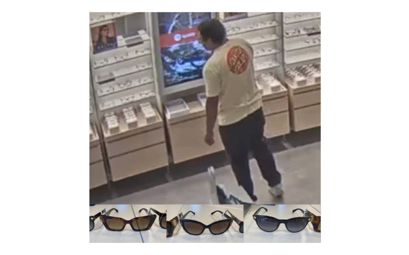Suspected Sunglasses Thief Arrested in Irvine