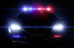 cop car - stock image