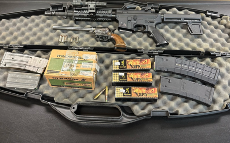 Calaveras County: Two Arrested on Weapons Charges Following Probation Compliance Check