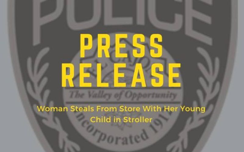 Grand Theft Arrest After Woman Puts Items In Stroller