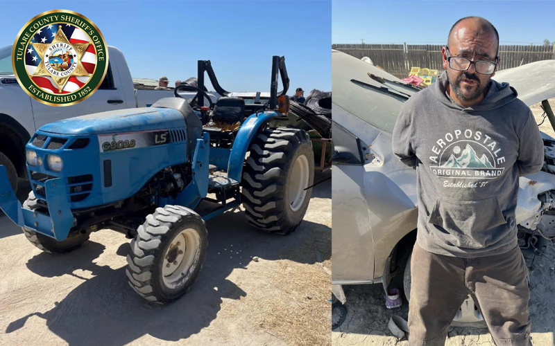 Arrest Made After Man Allegedly Caught Stealing Agricultural Equipment⁣