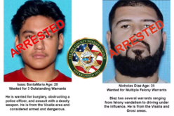 TCSO Detectives Arrest Two Top 10 Fugitives in Exeter and Cutler