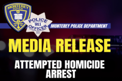 Monterey Police Arrest Suspect in Attempted Homicide and Domestic Violence Case