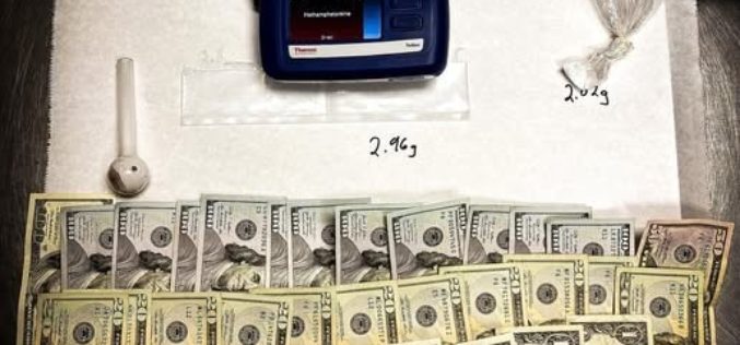 Alleged Drug Trafficker Arrested with 5 oz. of Meth