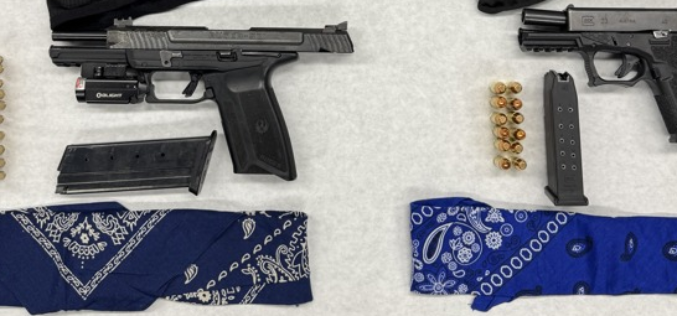 Red Bluff Police Arrest Two for Firearms and Narcotics Possession During Traffic Stop