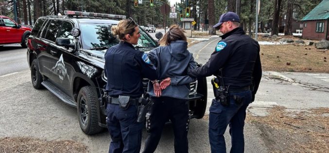 Arrest Made in Stolen Vehicle Incident in South Lake Tahoe