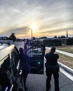 Scene of Arrest - Courtesy of Rialto PD