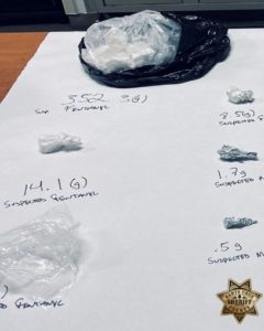 seized items - courtesy of scso