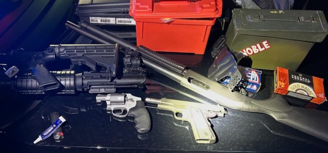 Routine Traffic Stop Yields Cache of Stolen Firearms