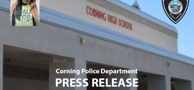 Corning High School Cafeteria Burglary Suspect Arrested