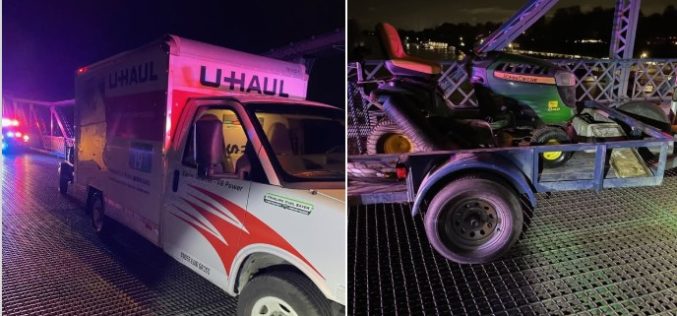 Clarksburg Burglary Foiled: Two Arrested with Stolen Trailer, Search for Third Suspect Continues