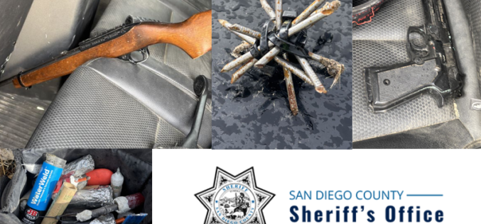 Man Arrested for Weapons, Explosives, and Booby Traps in Jacumba