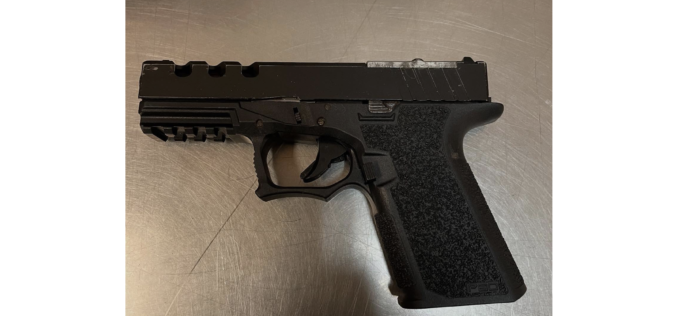 Man with Prior Felony Conviction Allegedly Caught with Ghost Gun, Arrested on Warrant