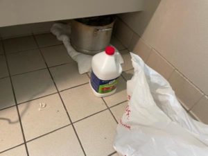 Evidence in Bathroom - Courtesy of San Diego County Sheriff's Office
