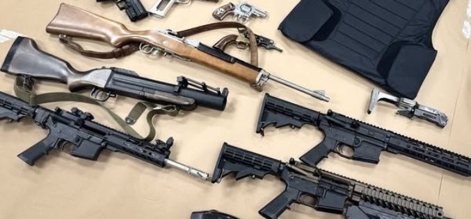 Detectives Arrest Suspect with 14 Firearms, One Pound of Methamphetamine