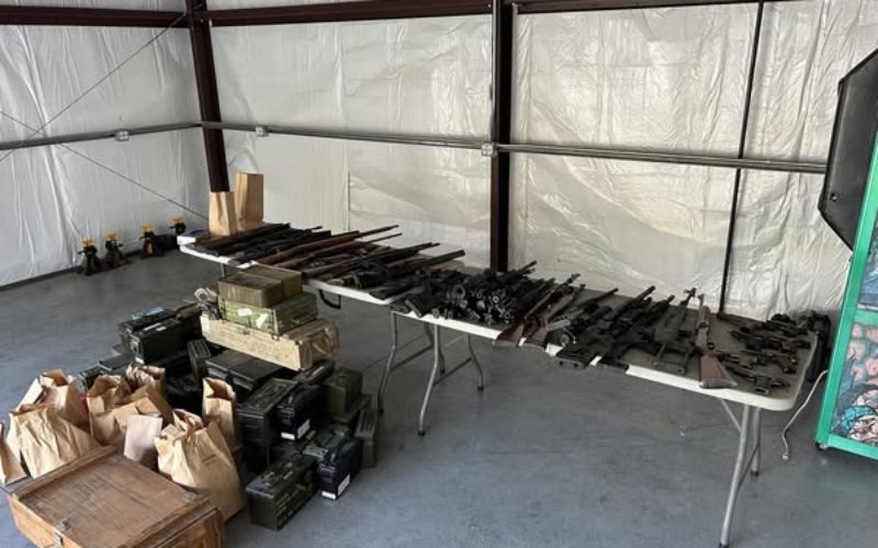 Major Firearms & Explosives Bust In Nevada City:  Convicted Felon Arrested