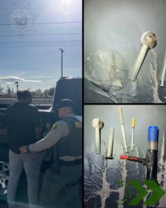 scene of arrest & evidence - courtsy of ICSO