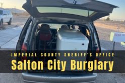 Arrest Made in Salton City Residential Burglary