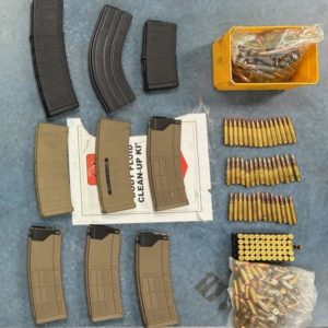 seized ammo evidence - courtesy of riverside pd
