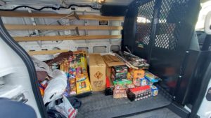 Fireworks In Van - Courtesy of SFPD