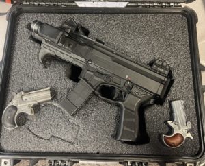 Seized Firearms Evidence - Courtesy of Davis PD