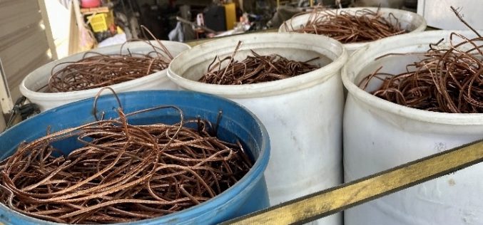 Illegal Recycling Center Discovered in Kern County; Stolen Copper Wire Seized, Three Arrested