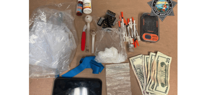 Individual with Outstanding Warrant Arrested During Traffic Stop in Marysville