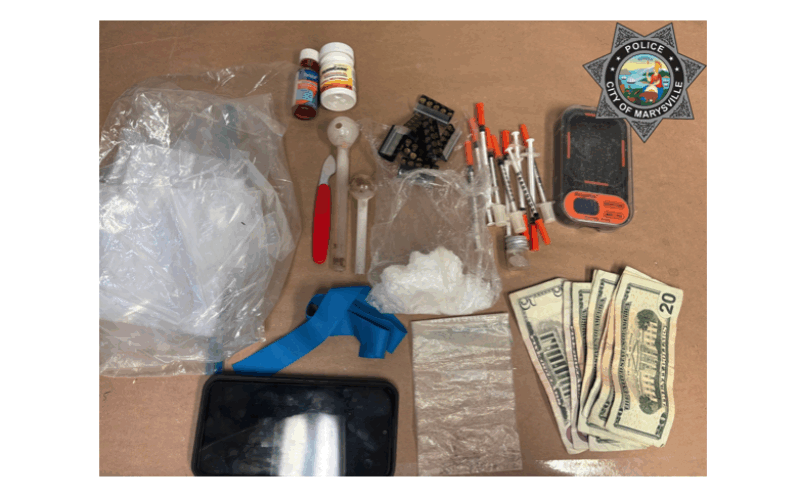 Individual with Outstanding Warrant Arrested During Traffic Stop in Marysville