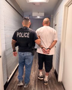 Suspect Under Arrest - Courtesy of Colton PD