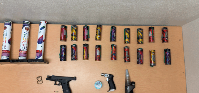 Two Arrested in Vista for Illegal Fireworks Sales and Firearm Possession