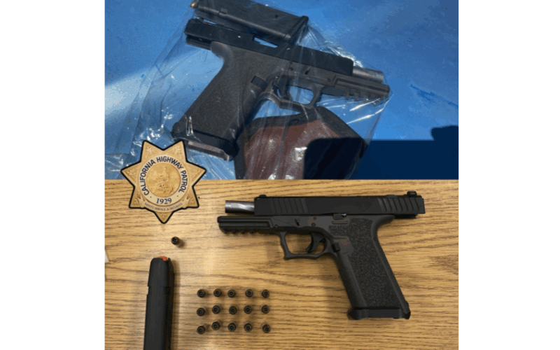 Man Arrested for Allegedly Brandishing Ghost Gun at Other Driver in Oroville
