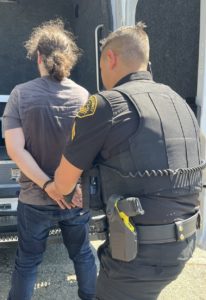 Leighton Under Arrest - Courtesy of Brentwood PD