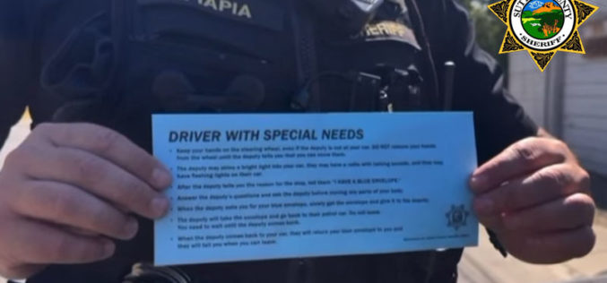 Sutter County Sheriff’s Office Launches Blue Envelope Program to Support Inclusive Communication