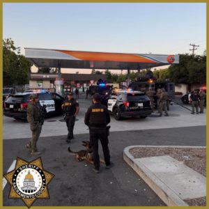 arrest scene - courtesy of scso