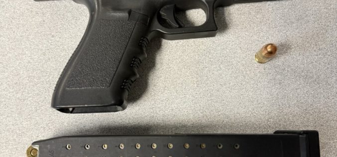 Man Wanted on Felony Warrant Allegedly Caught with Illegally Modified Gun