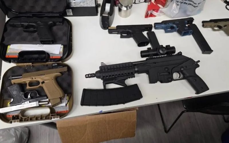 Trio Busted with Arsenal of Illegal Firearms