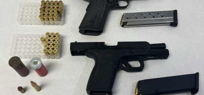 Domestic Violence Investigation Leads to Illegal Weapons Arrests