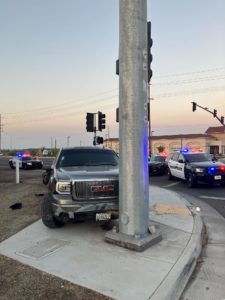 Image from scene of incident - Courtesy of Visalia PD