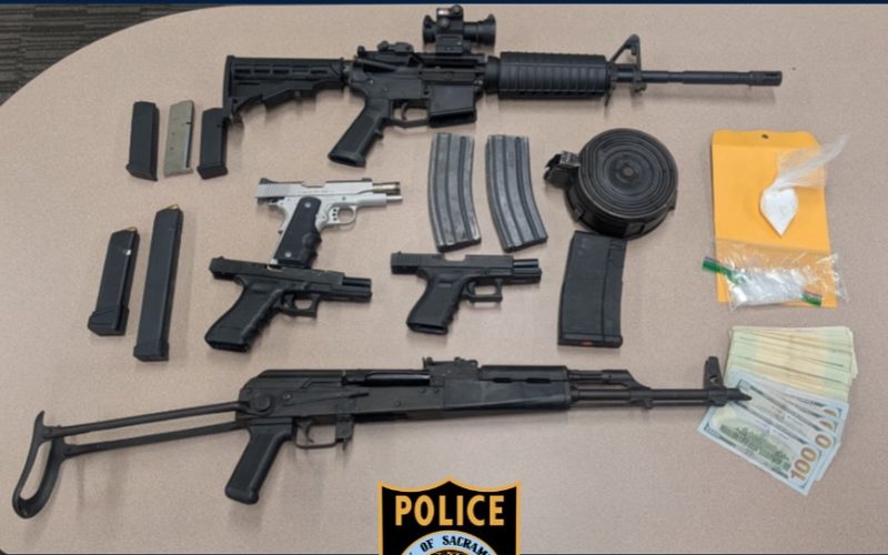 Sacramento Police Seize Firearms and Drugs in North Area Search