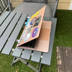 Seized Laptop - Courtesy of Solano County Sheriff's Office